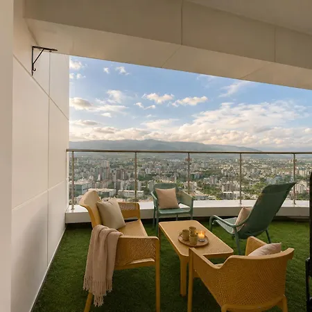 32nd Floor Sky View Pool Gym Free Parking Apartment Skopje